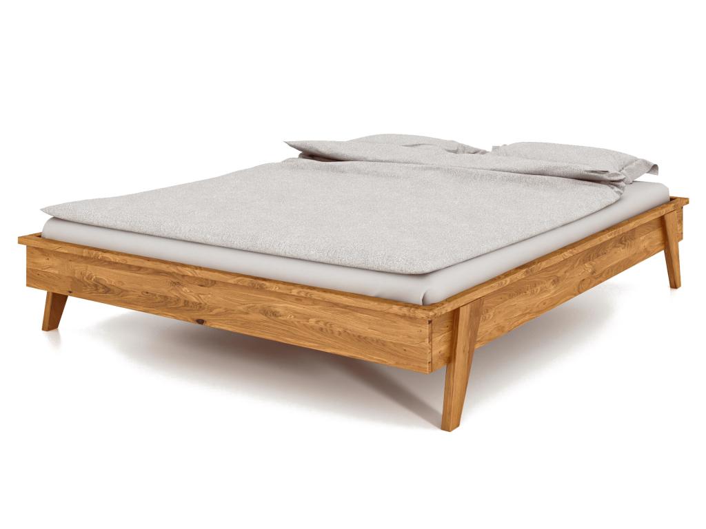 Nidchicshop - Bed frame without headboard 100x200 in natural oiled wild oak 07880ZYMS