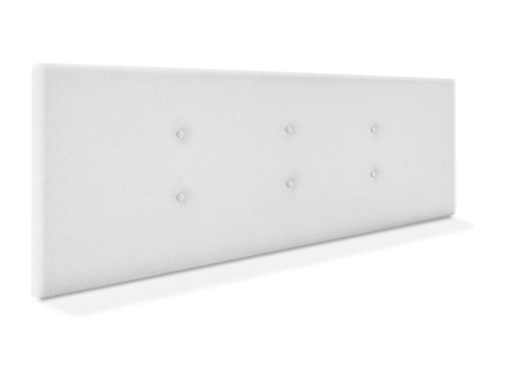 Nidchicshop Fabric Headboard with 2 Buttons, 145x50cm, Fits 135/140cm Beds - White 84167VWUH