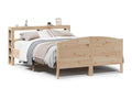Bed frame without mattress 140x200 cm solid pine wood 41702HOAH