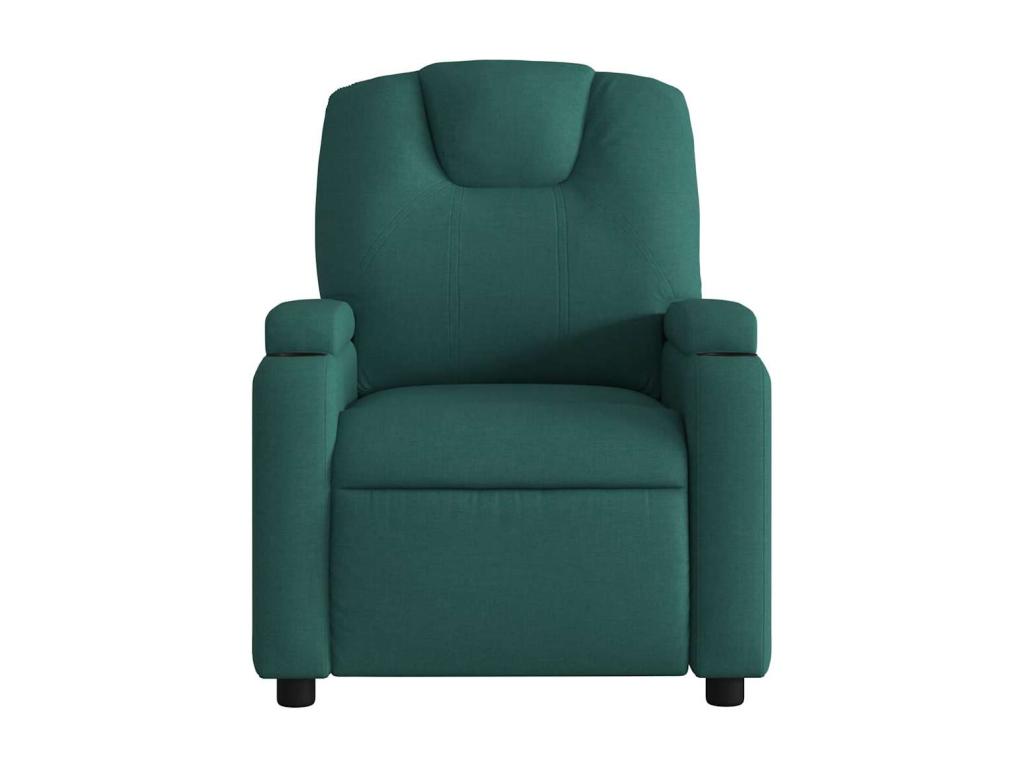 Dark Green Fabric Reclining Massage Chair 49675YBTJ