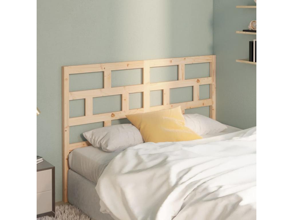 Headboard 146x4x100 cm Solid pine wood 71302KXRE