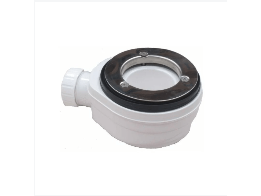 Nidchicshop Extra Thin Beige Shower Tray 205x115 cm, Made of Synthetic Resin and Marble Powder, with Freestanding Drain 93911BIEK