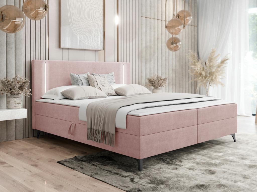 Continental bed Nidchicshop 147 Double Continental Pink 160x200 Tapestry 165x207cm 08967CBOF