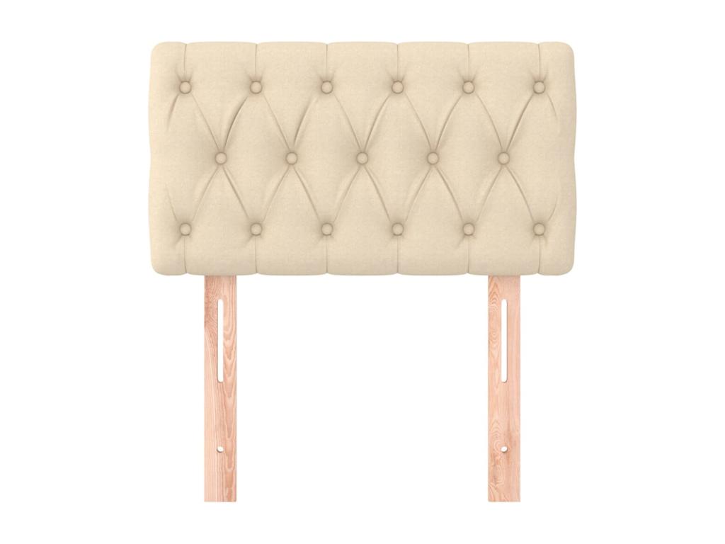 Cream Headboard 80x7x78/88 cm Fabric 70731FMKY