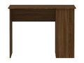 Brown oak desk 100x55x75 cm engineered wood 24688FWNJ