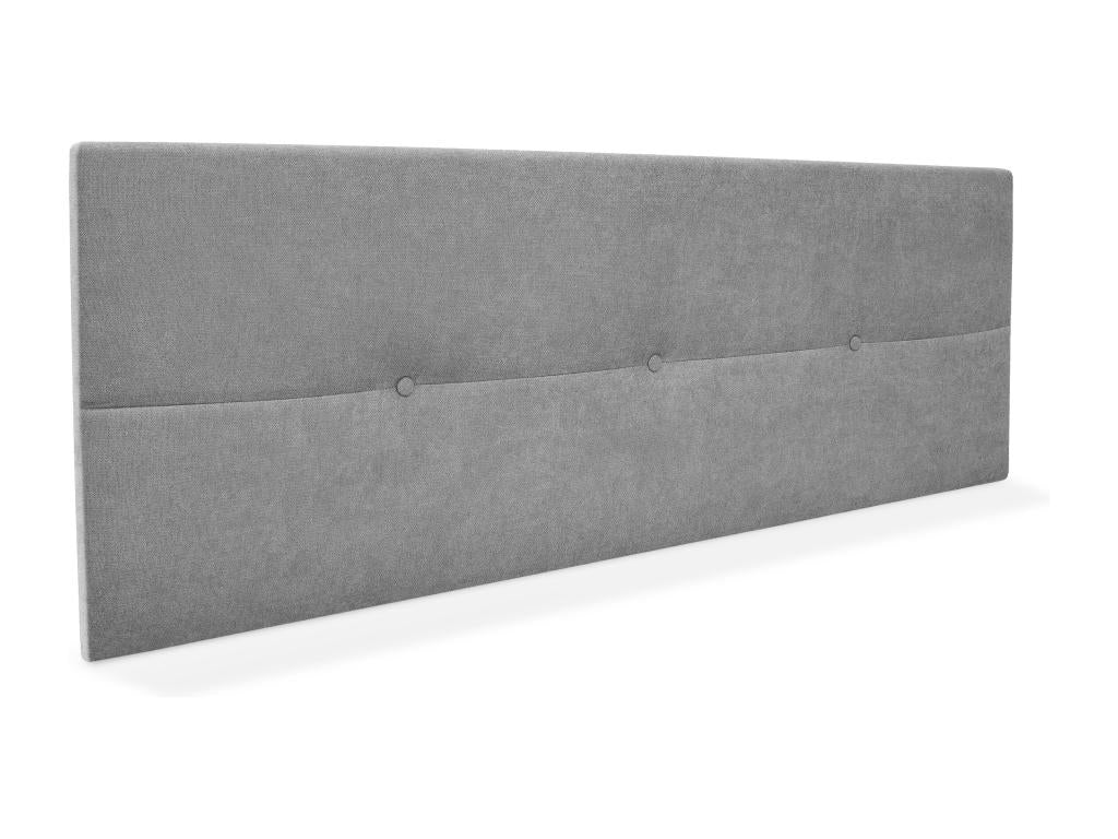 Nidchicshop Fabric Headboard with Buttons 145x50cm for 135/140cm Beds - Grey 16820YVIW