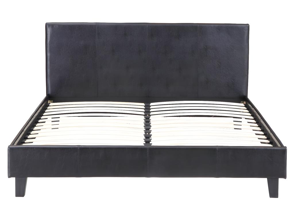 Nidchicshop Bed - 160x200 cm - Black 77187FWWS
