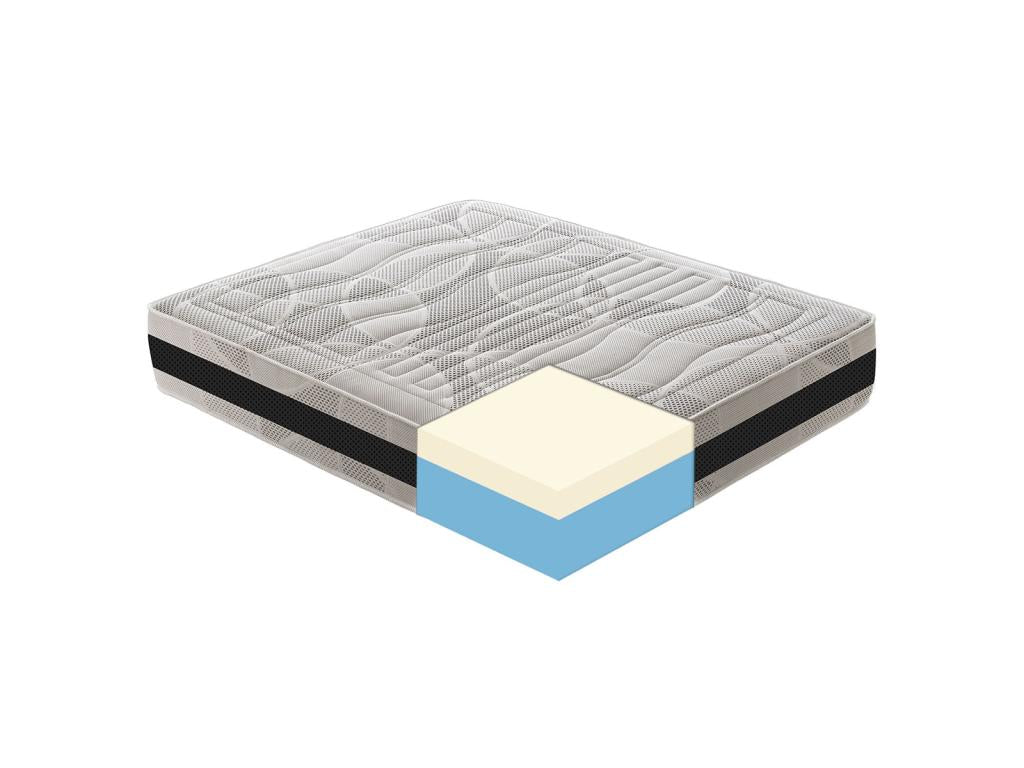 Nidchicshop - Memory Foam Mattress - 11 Zones - Height 28cm Luxury Model 100x200cm 84287YZPV