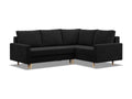 Right Corner Sofa with Sleeping Function, Reversible Cushion, Black 96140LXXR