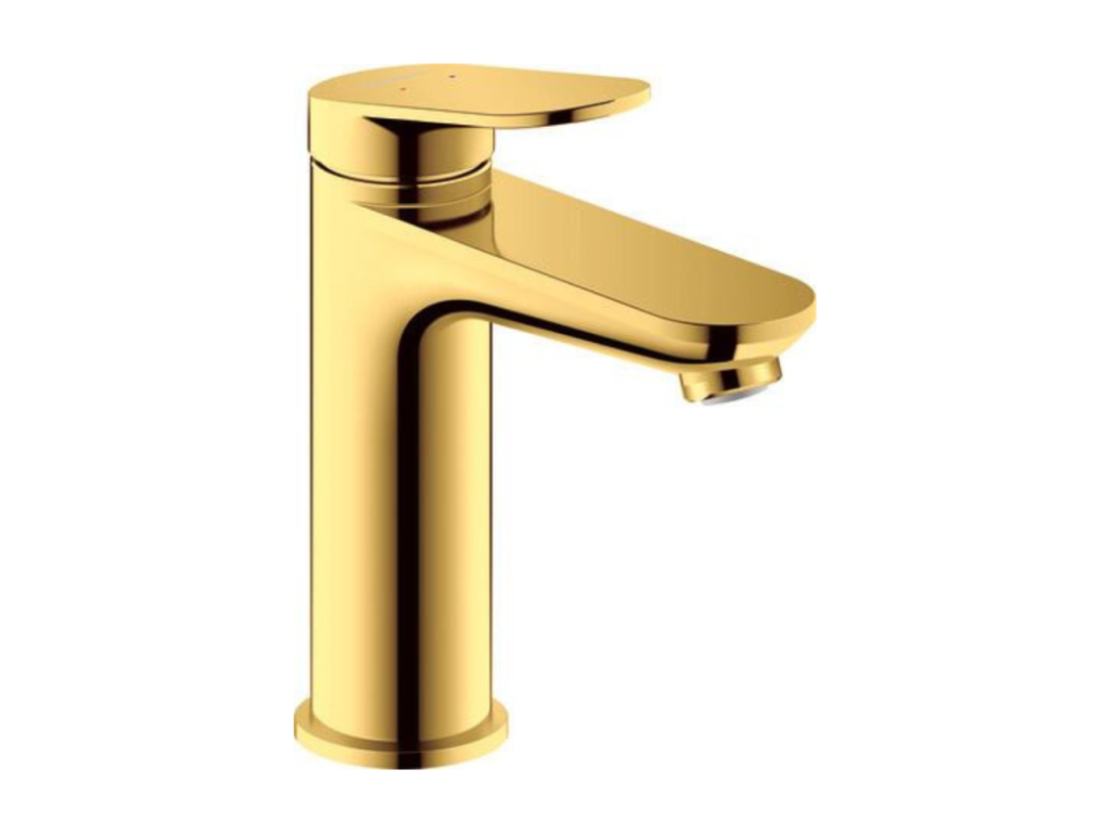Nidchicshop M polished gold basin mixer tap without waste 21327WCOV