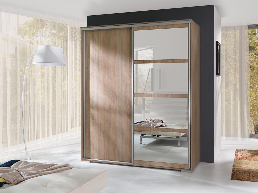 Calmetop 102 Wardrobe 217x180x66cm Sliding Wardrobe Doors Number of Shelves 5 28985ABGX