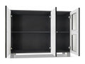 Matte Black and White Lacquered Cabinet (WxHxD) 107x81x35 cm 20041HIGP