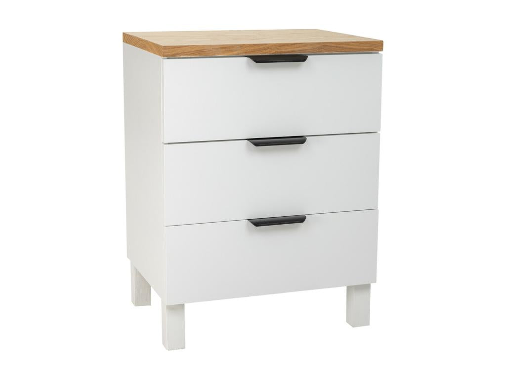 Wooden table with 3 drawers 45x35x60 64438BLXY