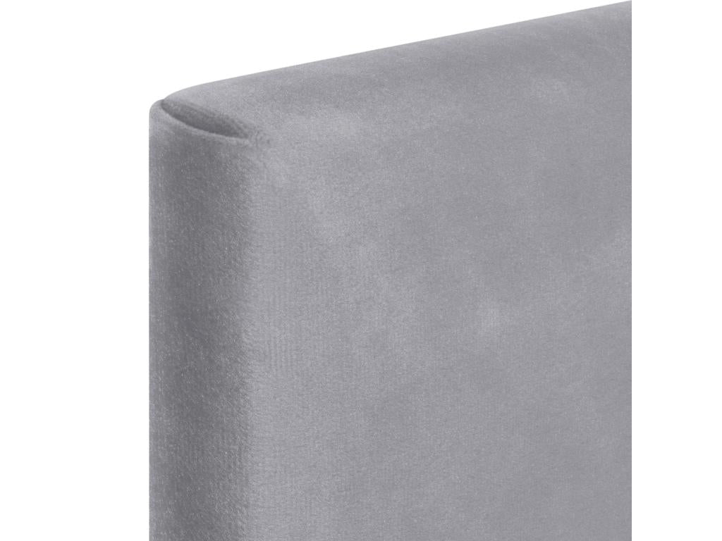 Calmetop Smooth Velvet Headboard 150x60 for 150/160 Beds - Light Grey 24590PNPM