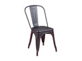 Industrial-style metal and steel chair - Bohometop - Black 15143EUDS
