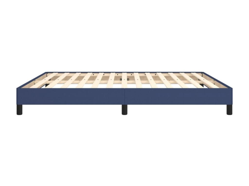 Bed frame without mattress, blue, 180x200 cm, fabric, 59893LQGK
