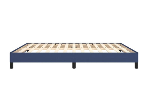 Bed frame without mattress, blue, 180x200 cm, fabric, 59893LQGK
