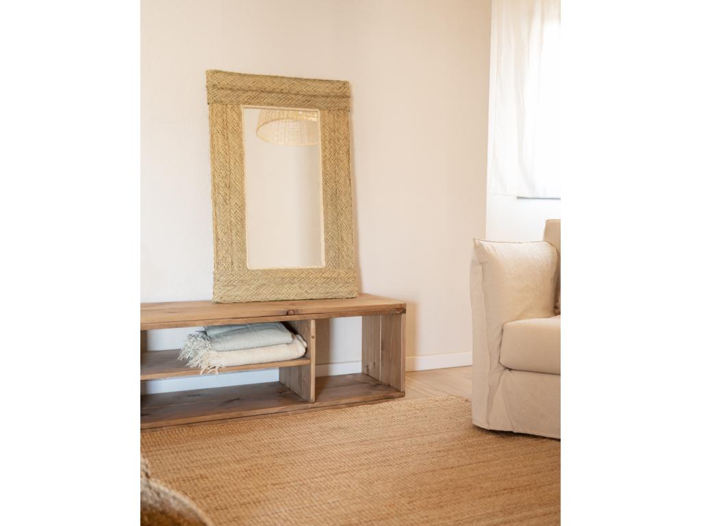 Aged pine wood furniture 160x40cm - Bohometop 77185YWMQ