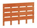 Brown wax headboard, 135 cm, solid pine wood, 79348OIBO