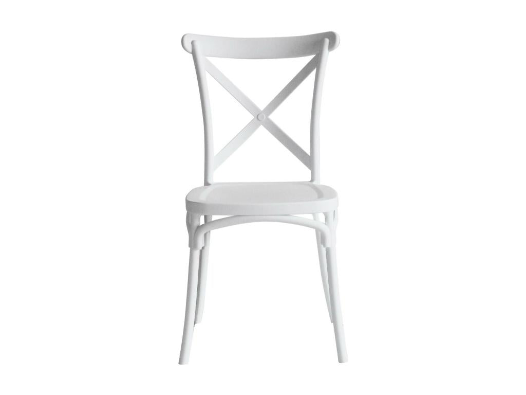 Pack of 2 Nidchicshop Stackable Restaurant Chairs 45x40x87.5cm Nidchicshop 15772GHNS
