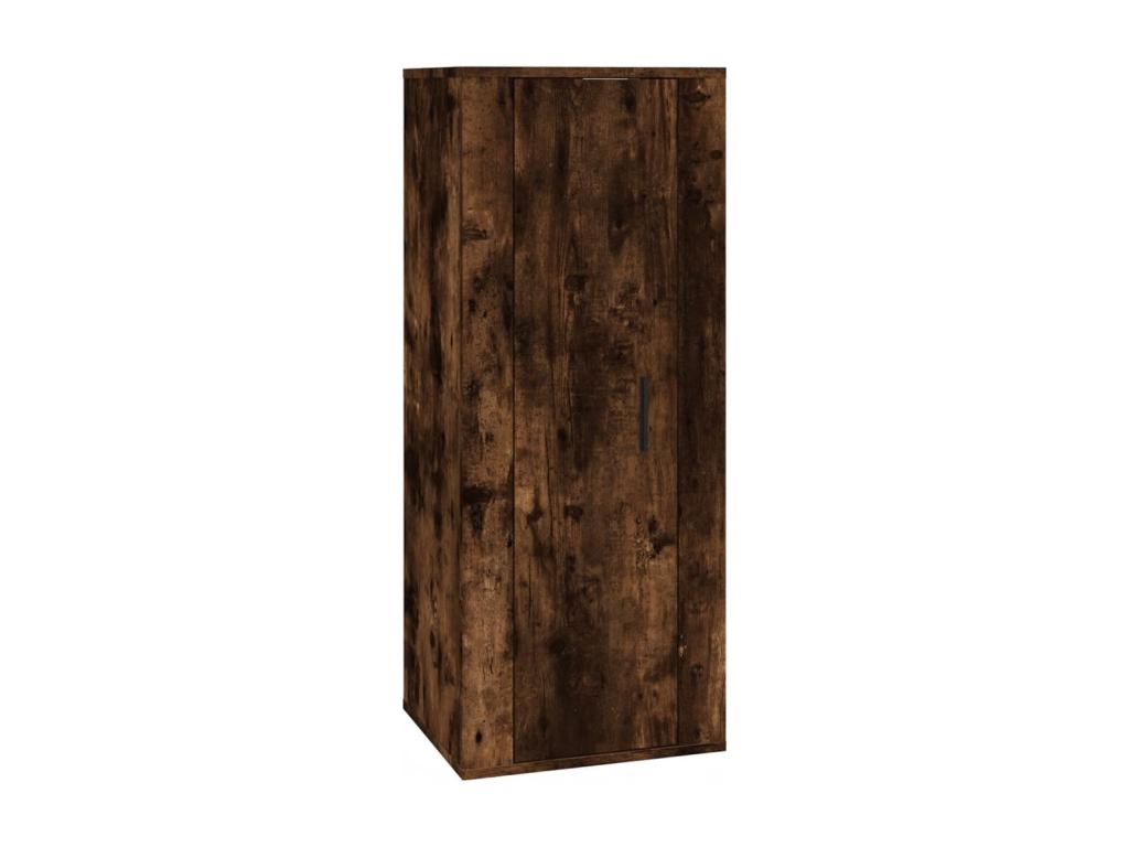 3-piece TV stand set, Smoked Oak Engineered Wood 89382OCCY