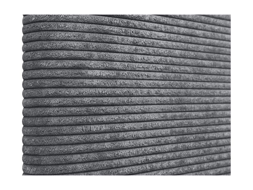 Nidchicshop Plain Corduroy Headboard with Buttons 160x50 cm for 150/160 cm Beds - Dark Grey 77412IMZI