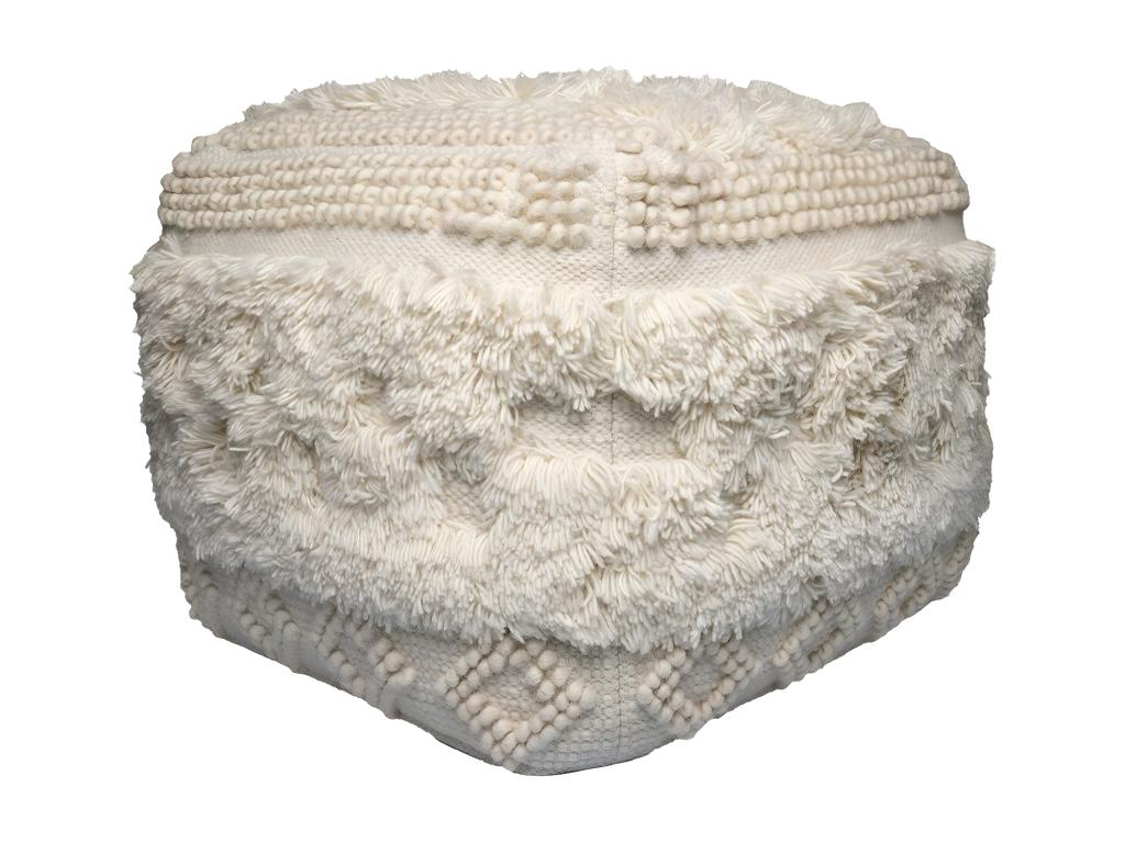 Nidchicshop Handmade Pouf 50cm Natural 83843FQUO