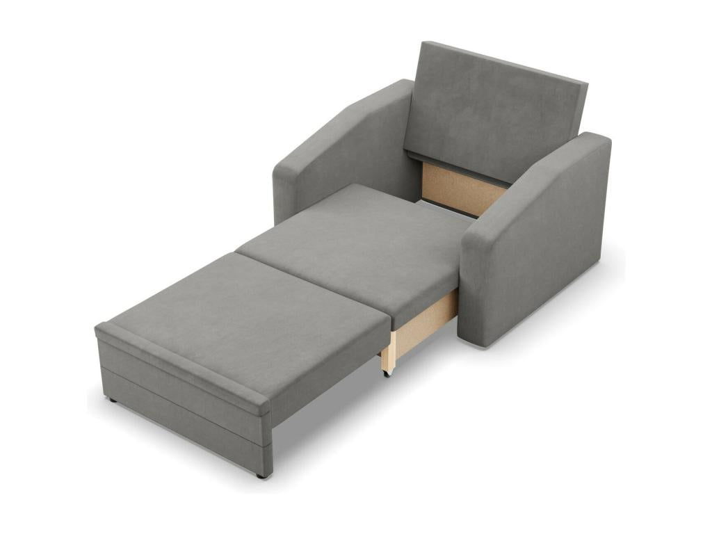 Lounge chair for the living room, light grey, 57539AKMM