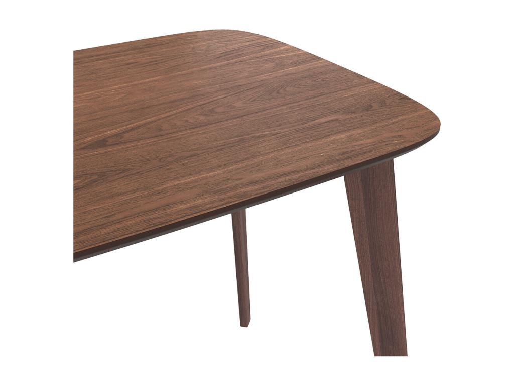 Nidchicshop rectangular table for 4 people in dark wood, 120 cm - Nidchicshop 57023UEYF