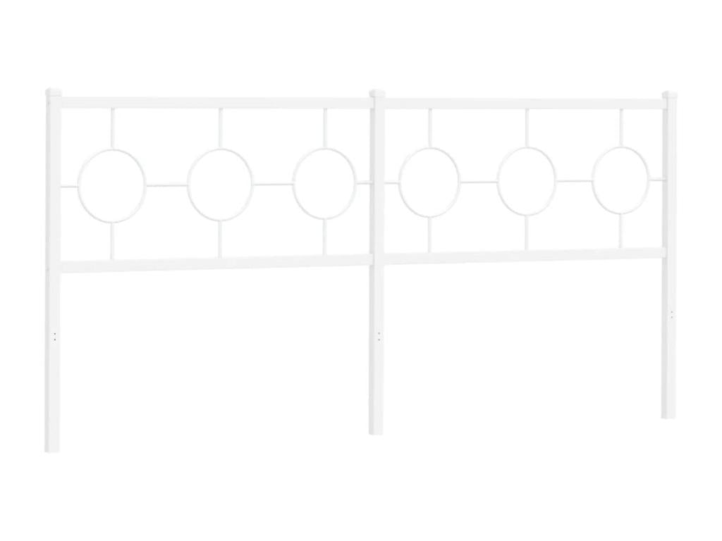 White metal headboard 180 cm 96641PWDJ