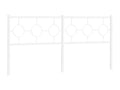 White metal headboard 180 cm 96641PWDJ