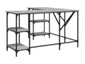 Nidchicshop desk, grey, 139x139x75 cm, engineered wood, 28843FFTY