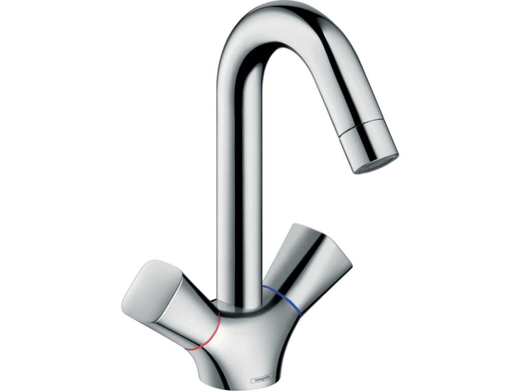 Calmetop 22352KVSY chrome-plated synthetic waste basin mixer tap with pop-up waste