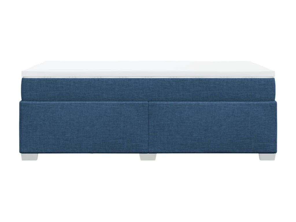 Calmetop bed base with mattress, blue, 90x200 cm, fabric, 11782QTMS