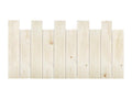 Natural fir wood headboard 180x80cm 81034WVMW