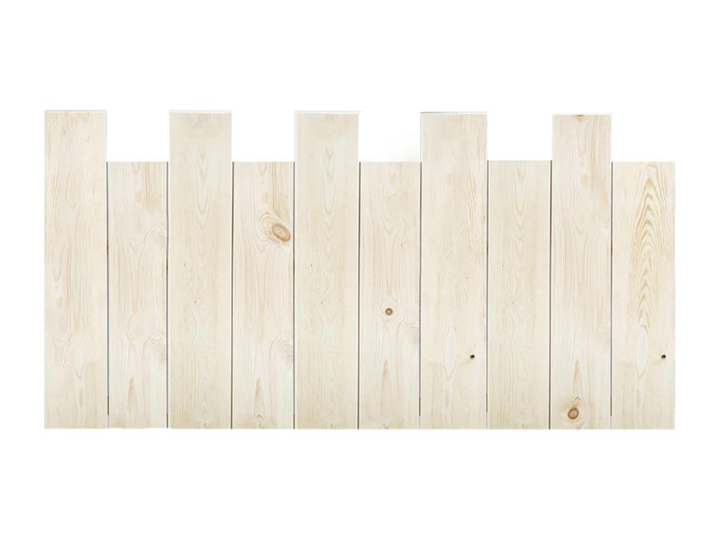 Natural fir wood headboard 180x80cm 81034WVMW