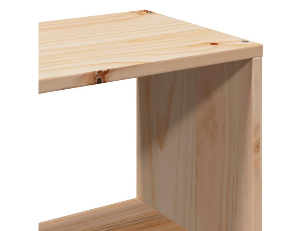 Bed frame without mattress 100x200 cm solid pine wood 17831WCXZ