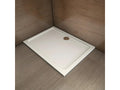 White shower tray 120x80x3cm rectangular Extra-flat Calmetop coat non-slip shower tray Classic model 18189SBQE