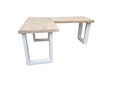Calmetop - Corner Desk - New England Scaffolding Wood - White 180/120 32222IYVF