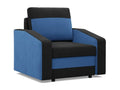 Lounge chair for the living room, black and dark blue, 51619HYDA