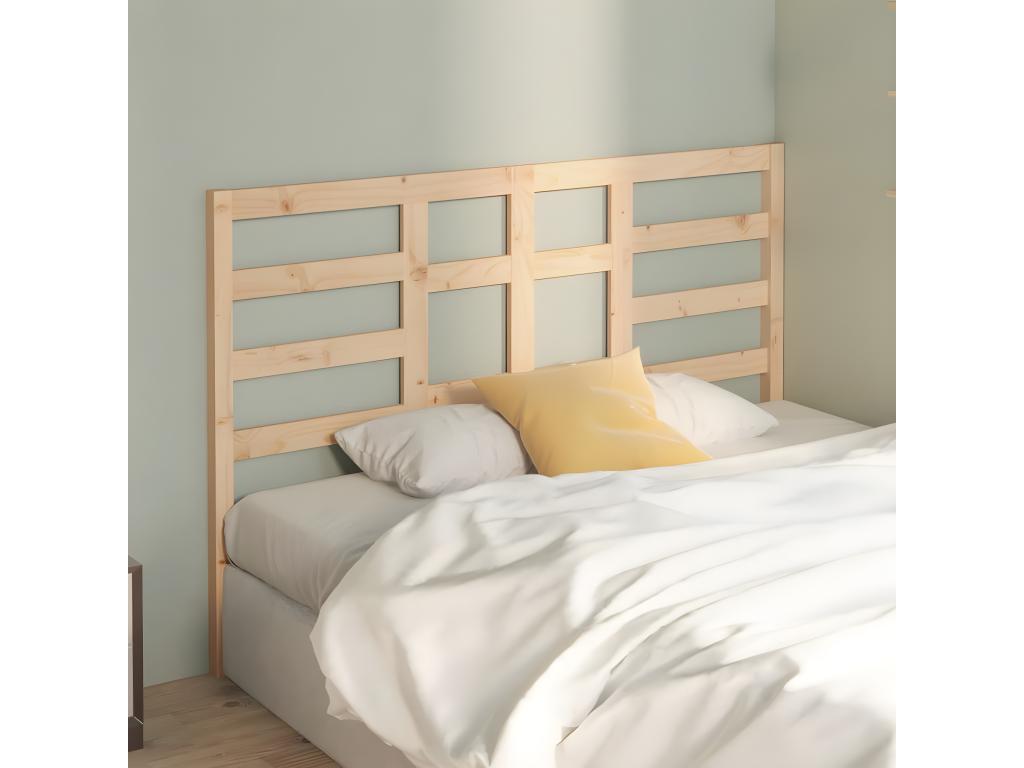 Headboard 146x4x104 cm Solid pine wood 73405UIEY