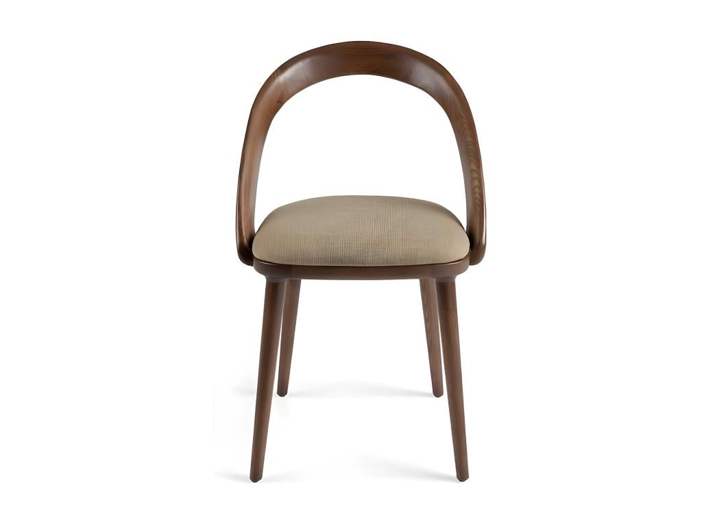 Lazy Ash Wood, Walnut, and Faux Leather Chair - Set of 2 - Nidchicshop Color 36 88560RVCW