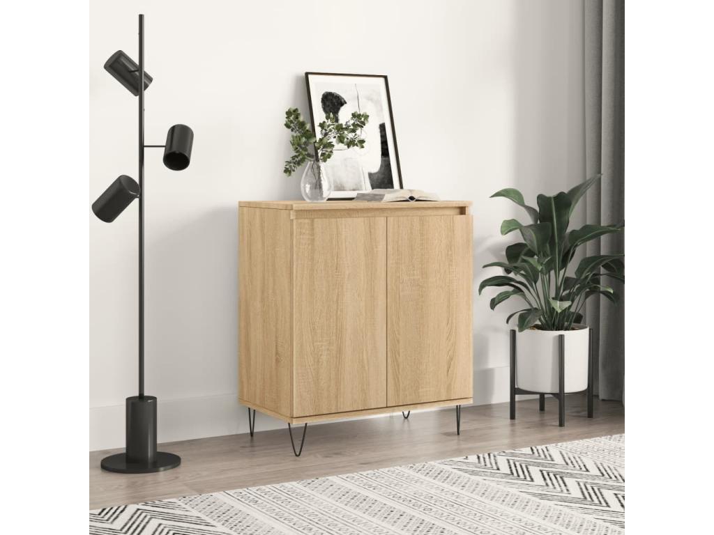 Nidchicshop Oak Buffet 60x35x70 cm Engineered Wood 70615BVYX