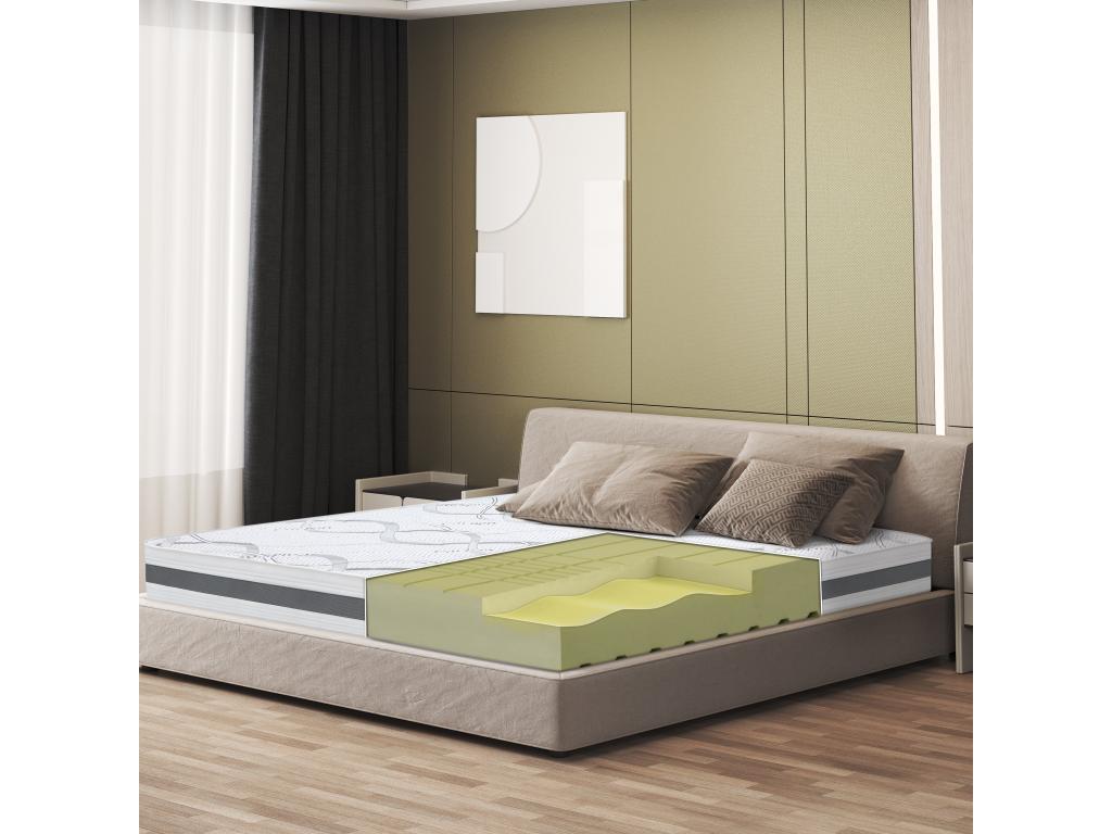 Single Mattress 110x220 with Memory Foam - Premium Quality - Height 20 cm - Made in Italy 85263UHGB