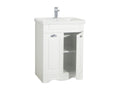 Calmetop 2-piece washbasin set, 60 cm wide, white, 08264DICQ