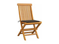 Nidchicshop Garden Chairs with Cushions, 6 pcs, Solid Teak Wood, 4 49962FKQI