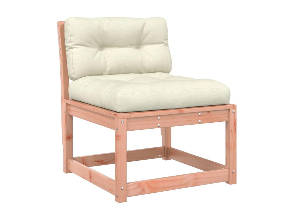 5-piece garden furniture set with cushions, solid wood, Nidchicshop 03968NPNR