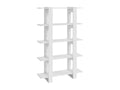 Bookshelf/Room Divider, Glossy White, 100x30x160 cm, 60165JZFE