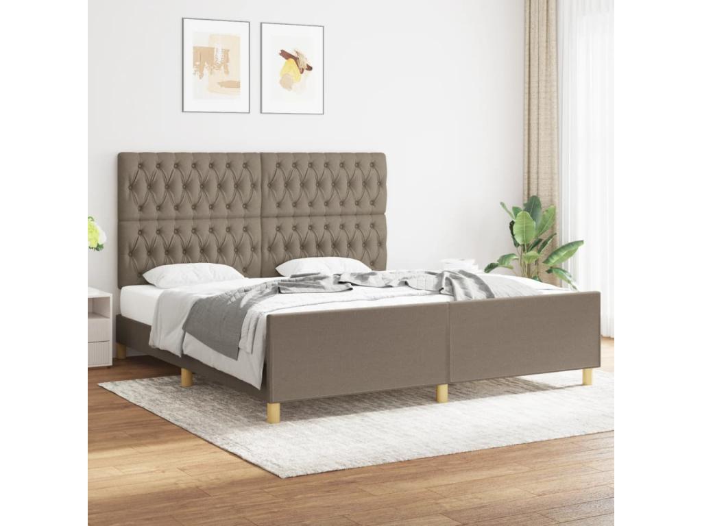 Nidchicshop bed frame without mattress, 180x200 cm, fabric, 10950LYFD