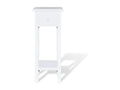 Side table with drawer, white, 03063ZOAL